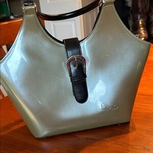 Beijo Elegant Cream and Black Shoulder Bag